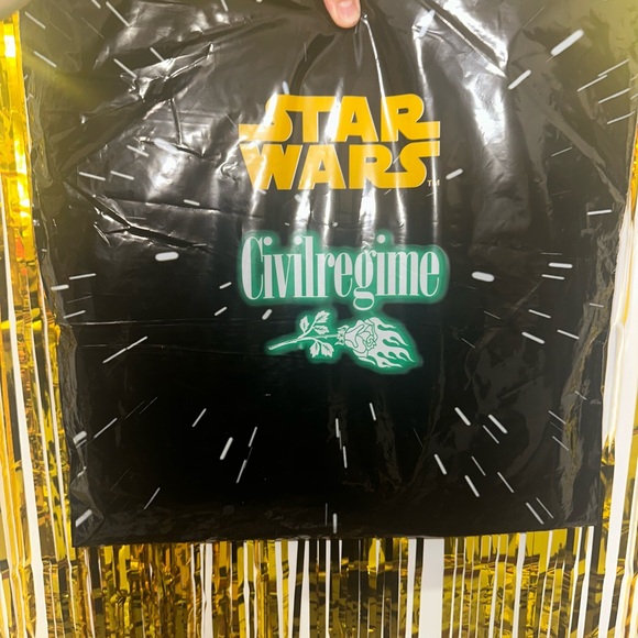 CIVIL REGIME X DARC SPORT X STAR WARS RED CRYSTAL LIGHT SABER SHIRT - Picture 6 of 9